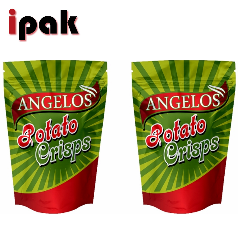 Wholesale custom doypack stand up foil tobacco pouches packaging with clear window