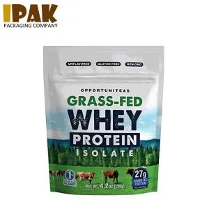 Whey Pwoteyin kanpe moute sak ak Ziplock